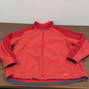 Llbean woman's winter coat 1x Reg coral colored